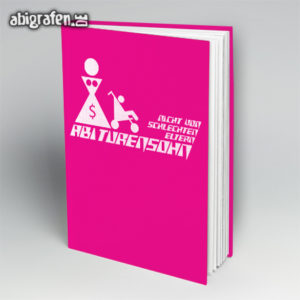 ABIturensohn Abi Motto / Abibuch Cover Entwurf von abigrafen.de®