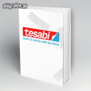 Tesabi Abi Motto / Abibuch Cover Entwurf von abigrafen.de®