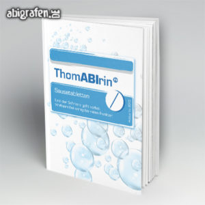 ThomABIrin Abi Motto / Abibuch Cover Entwurf von abigrafen.de®