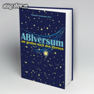 ABIversum Abi Motto / Abibuch Cover Entwurf von abigrafen.de®