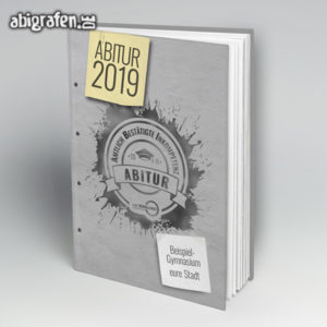 A.B.I. Abi Motto / Abibuch Cover Entwurf von abigrafen.de®