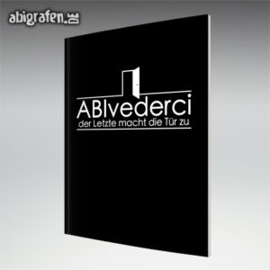 ABIvederci Abi Motto / Abizeitung Cover Entwurf von abigrafen.de®