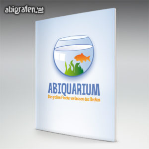 ABIquarium Abi Motto / Abizeitung Cover Entwurf von abigrafen.de®