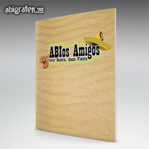 ABIos Amigos Abi Motto / Abizeitung Cover Entwurf von abigrafen.de®