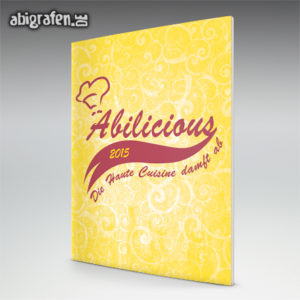 ABIlicious Abi Motto / Abizeitung Cover Entwurf von abigrafen.de®