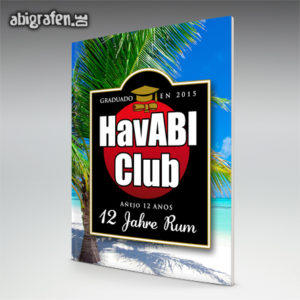 HavABI Club Abi Motto / Abizeitung Cover Entwurf von abigrafen.de®