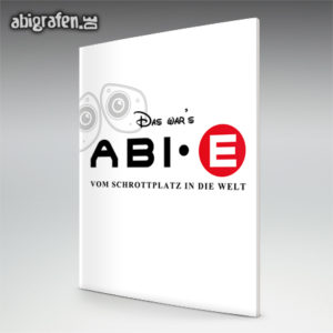 Ab·E Abi Motto / Abizeitung Cover Entwurf von abigrafen.de®