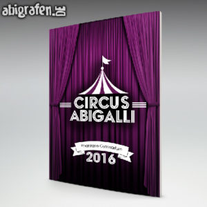 Circus ABIGalli Abi Motto / Abizeitung Cover Entwurf von abigrafen.de®
