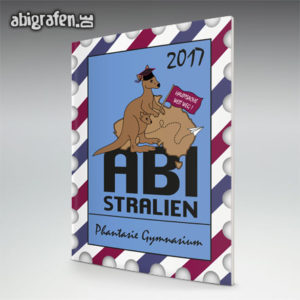 ABIstralien Abi Motto / Abizeitung Cover Entwurf von abigrafen.de®