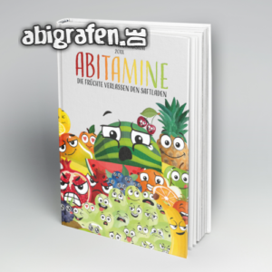 Abitamine Abi Motto / Abibuch Cover Entwurf von abigrafen.de®
