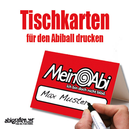 Individuelle Tischkarten Fur Abiball Drucken Abigrafen De Gmbh