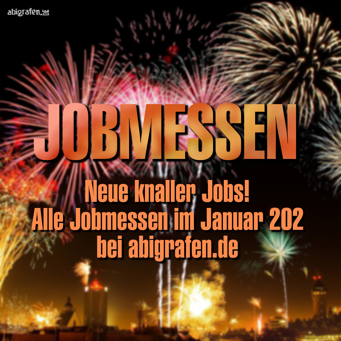 die neusten Jobmessen im Januar 2021 mit abigrafen.de