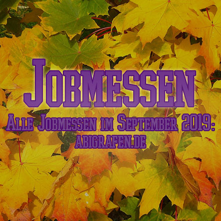 Jobmessen im September 2019