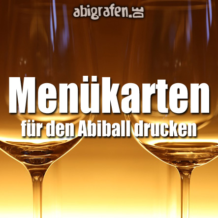 Menükarten für den Abiball drucken