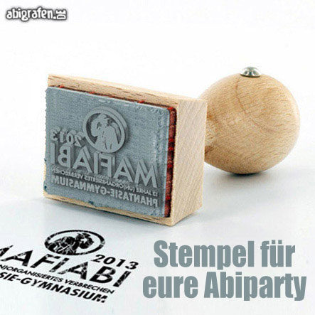 Stempel für Abiball Stempel mit Abimotto drucken Stempel für Abiball