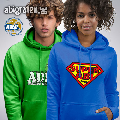 Günstige College Hoodie mit Kapuze für Boys / Unisex (Siebdruck)