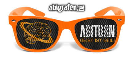 Partybrille / Sonnenbrille / Abibrille bedrucken mit Abimotto / Abisprüchen / individuellen Motiven