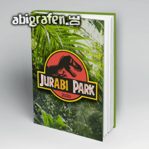 JurABI Park Abi Motto / Abibuch Cover Entwurf von abigrafen.de®