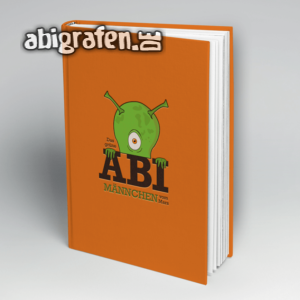 ABI? Das grüne Männchen vom Mars... Abi Motto / Abibuch Cover Entwurf von abigrafen.de®