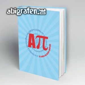 Aπ (Pi) Abi Motto / Abibuch Cover Entwurf von abigrafen.de®