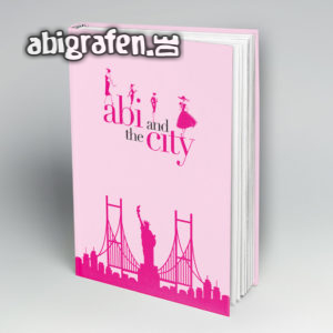 Abi and the City Abi Motto / Abibuch Cover Entwurf von abigrafen.de®