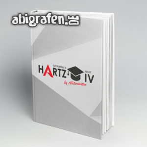 Germany's Next Hartz IV Abi Motto / Abibuch Cover Entwurf von abigrafen.de®