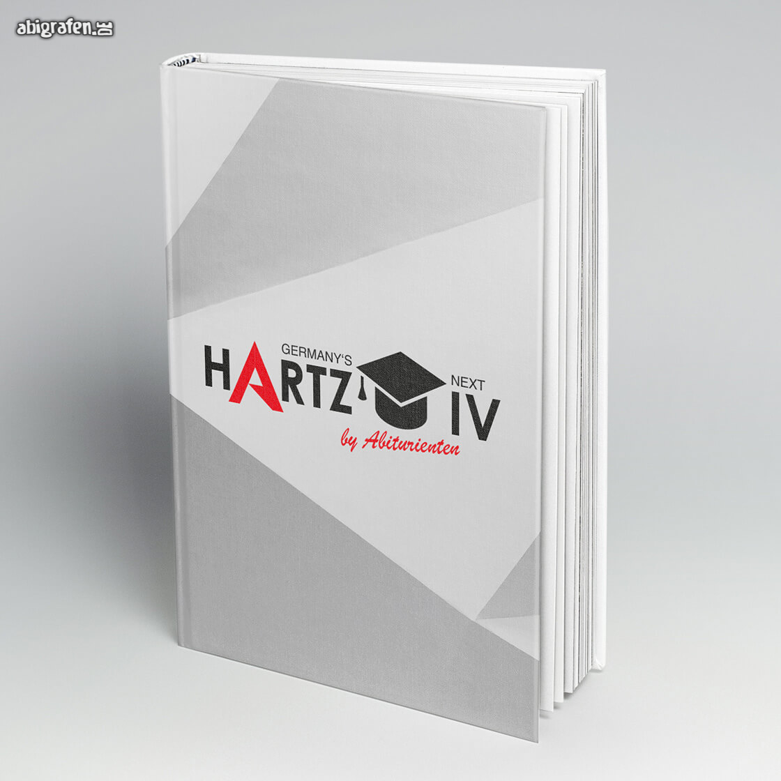 Abibuch Cover gestalten lassen von abigrafen.de | Germany's Next Hartz IV – by Abiturienten