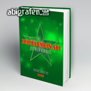 Ich habe mein Abi Abi Motto / Abibuch Cover Entwurf von abigrafen.de®