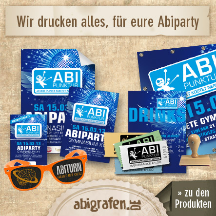 Abiparty Paket Podukte für die ABifete, Abiparty, Abifeier