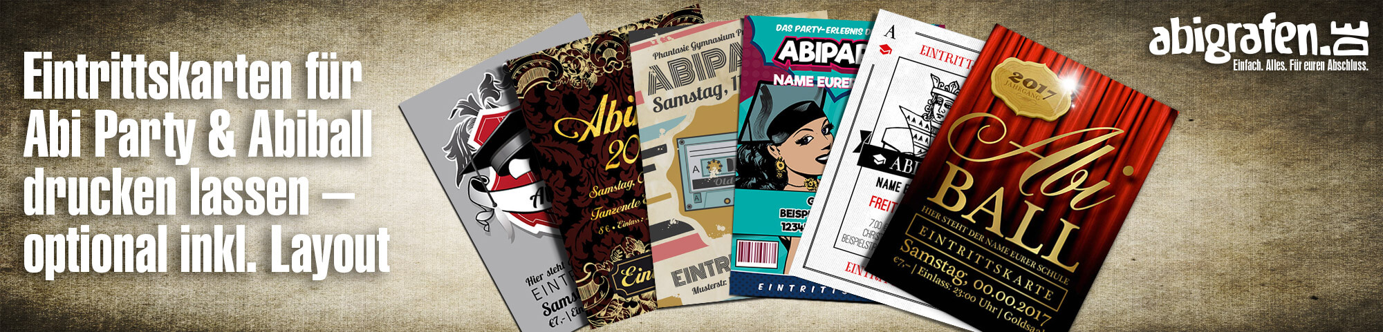 Eintrittkarten/Abrisskarten/Tickets für Abi Party & Abiball Eintrittkarten/Abrisskarten/Tickets für Abi Party & Abiball