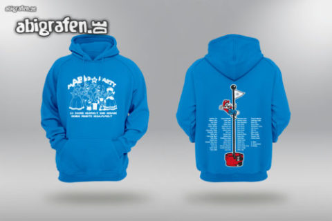Hoodie Mario Party Textilien Referenzprojekt abigrafen.de