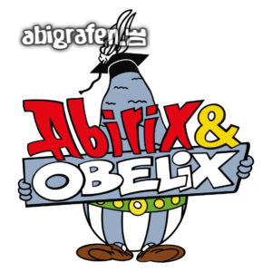 ABIrix und Obelix Abi Motto / Abisprüche Entwurf von abigrafen.de®