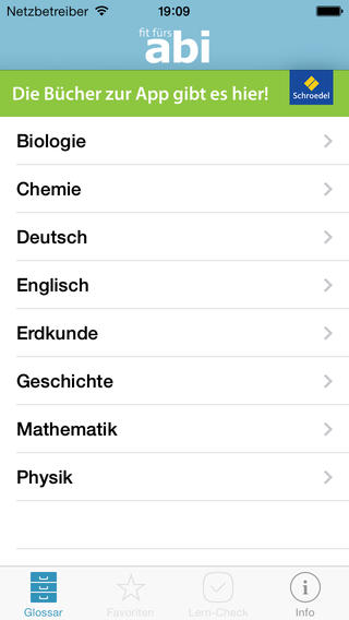 Kostenlose App für's Abitur lernen: Der mobile Vokabeltrainer von Pons hilft euch bei den Abiturvorbereitungen, Scrennshot Vokabeltrainer App Abitur 2