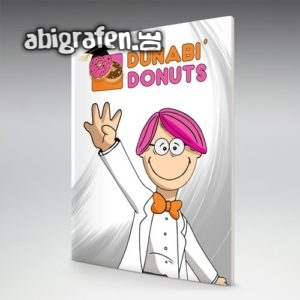 DUNABI DONUTS Abi Motto / Abizeitung Cover Entwurf von abigrafen.de®