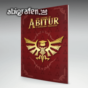 The Legend of Abitur Abi Motto / Abizeitung Cover Entwurf von abigrafen.de®