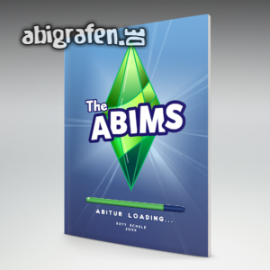 The Abims Abi Motto / Abizeitung Cover Entwurf von abigrafen.de®