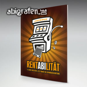 RentABIlität Abi Motto / Abizeitung Cover Entwurf von abigrafen.de®