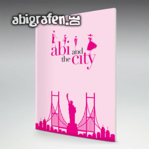 Abi and the City Abi Motto / Abizeitung Cover Entwurf von abigrafen.de®