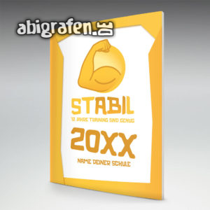 stABIl Abi Motto / Abizeitung Cover Entwurf von abigrafen.de®