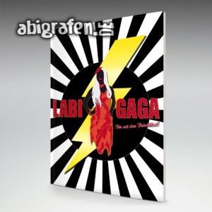 LABI GAGA Abi Motto / Abizeitung Cover Entwurf von abigrafen.de®