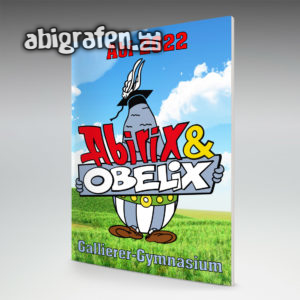 ABIrix und Obelix Abi Motto / Abizeitung Cover Entwurf von abigrafen.de®