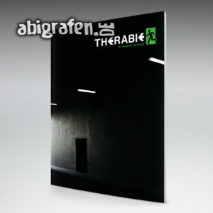 Therabie Abi Motto / Abizeitung Cover Entwurf von abigrafen.de®