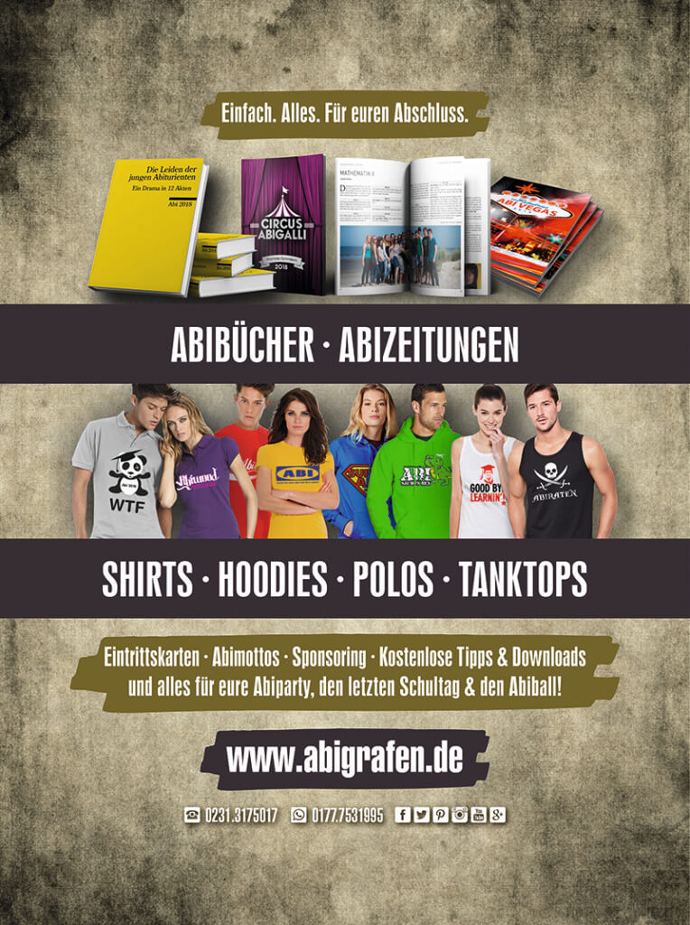 Abizeitung Sponsoren: Werbeanzeige für Hardcover von abigrafen.de - Ansichtsdatei