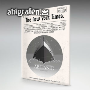 ABItanic Abi Motto / Abizeitung Cover Entwurf von abigrafen.de®