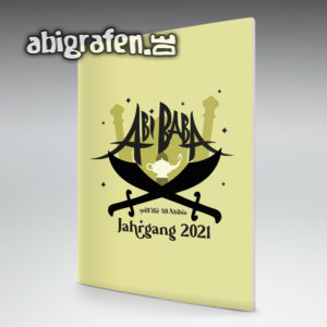 Abi Baba Abi Motto / Abizeitung Cover Entwurf von abigrafen.de®