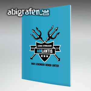 ABIlantis Abi Motto / Abizeitung Cover Entwurf von abigrafen.de®