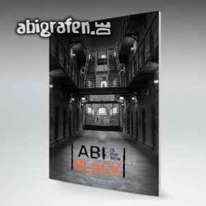 Abi is the new Black Abi Motto / Abizeitung Cover Entwurf von abigrafen.de®