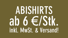 Abschluss Shirts drucken ab 6€ das Stück bei abigrafen.de