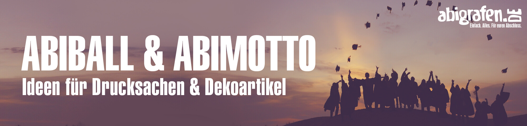 Abiball mit Abilogo Dekoration; Beispiele und Ideen für das Abimotto auf dem Abiball