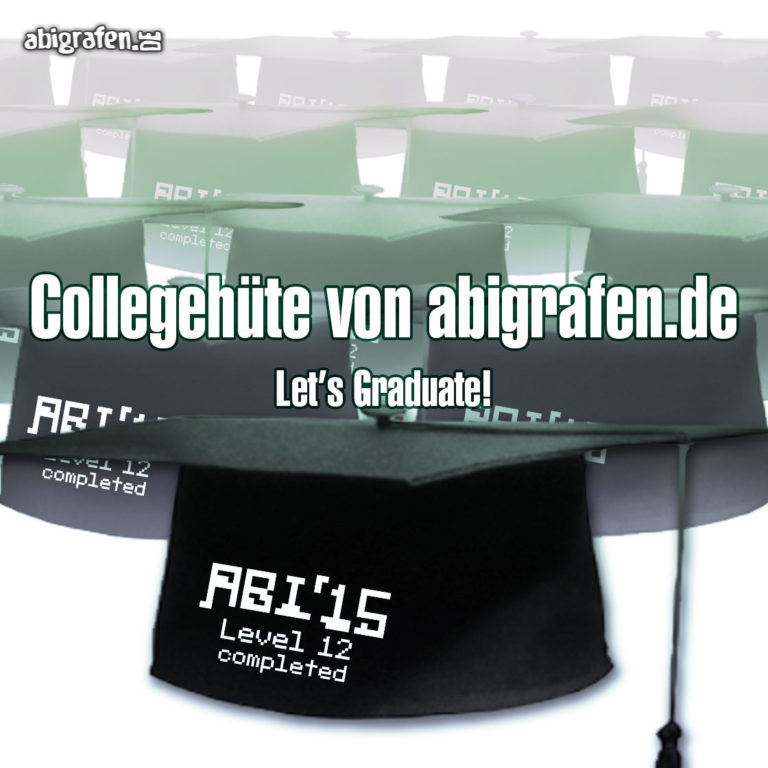 Collegehüte von abgraben.de: Let's graduate!
